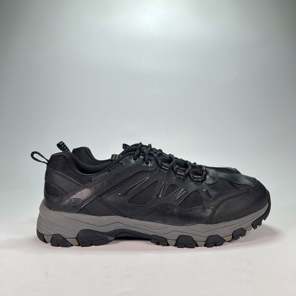 Skechers Relaxed Fit Selmen Enago Black Waterproof Hiking Shoes 66275 Mens Sz 13 main image 12